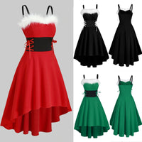 Thumbnail for Christmas Dress Women Off Shoulder Autumn Fashion