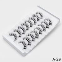 Thumbnail for 5/8 Pairs 3D Mink Lashes Natural False Eyelashes