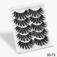 Thumbnail for 5Pairs 3D Mink Lashes False Eyelashes Natural/Thick Long Eye