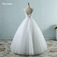 Thumbnail for White Ivory Tulle Wedding Dresses