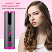 Thumbnail for Ceramic Wireless Curling  Hair Iron  USB