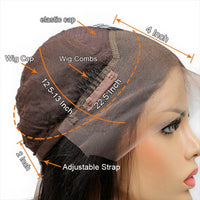 Thumbnail for Brazilian Honey Ombre Wig with Baby Hair