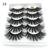 Thumbnail for 5 Pairs 3D Faux Mink Hair  Wispies Fluffies Drama