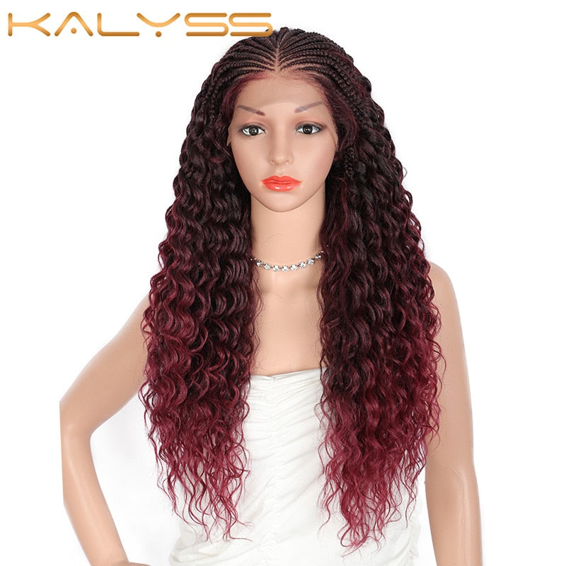 28 Inches Braided Wigs for Black Women