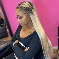 Thumbnail for Blonde Brazilian Remy Hair Pre Plucked Wave 4/613Wig