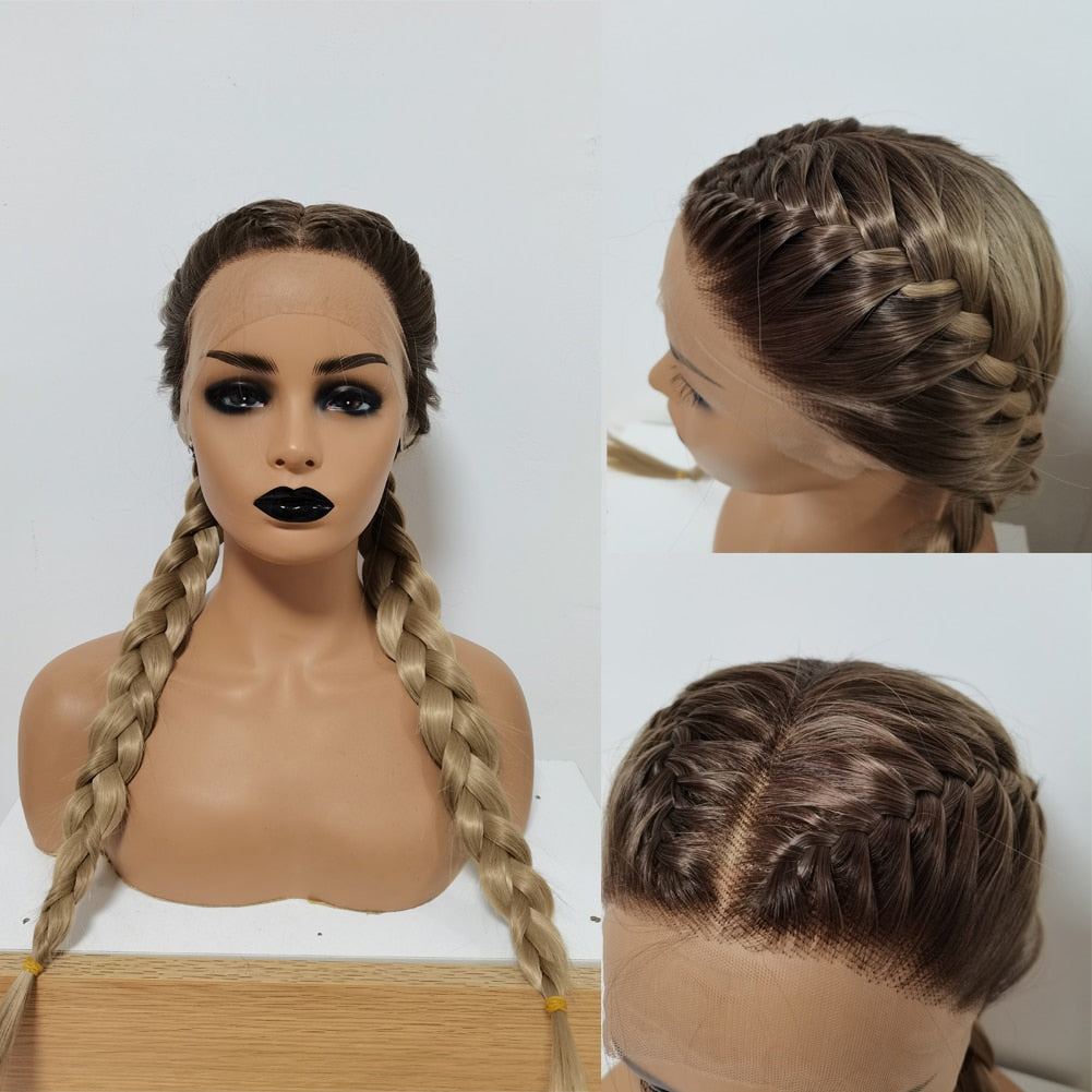 Black Braided Wig