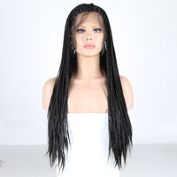 Thumbnail for Brown Hair Wigs Braided Box Braids Wig With Baby Hair