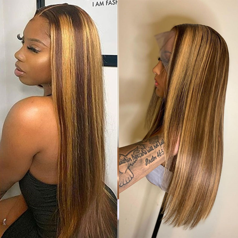 Highlight Colored Lace Front Wig