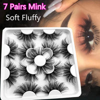 Thumbnail for 3D Mink False Eyelashes Dramatic Long Wispies