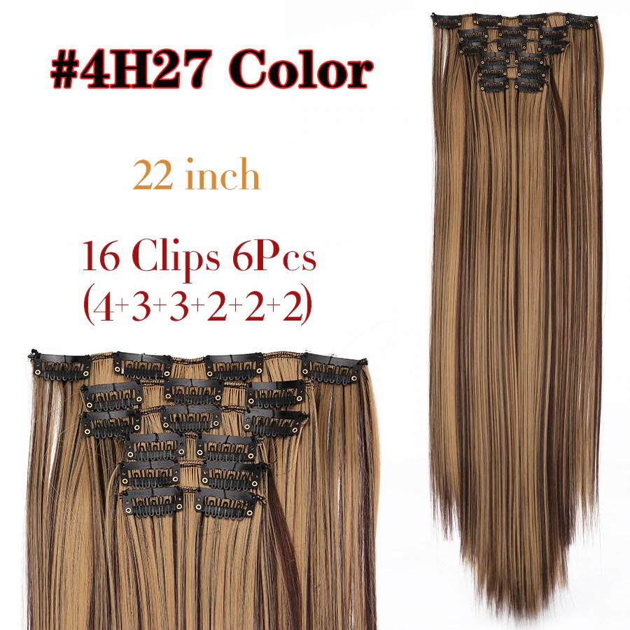 6Pcs/Set 22" Hairpieces