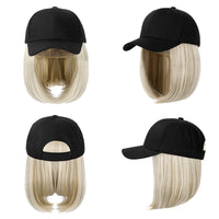 Thumbnail for Short Wavy Baseball  Hat Wigs