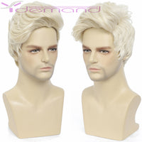 Thumbnail for Wig Short Blonde Synthetic Wave Full Wig