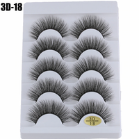 Thumbnail for 5 Pairs 3D Faux Mink Hair  Wispies Fluffies Drama