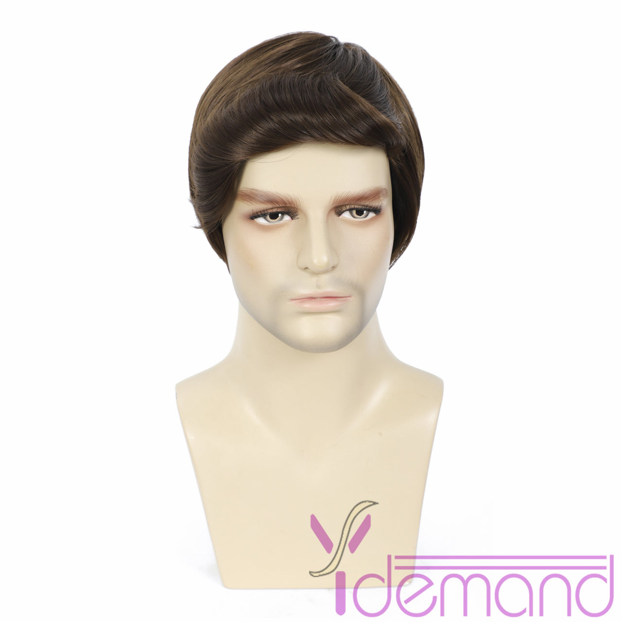 Wig Short Blonde Synthetic Wave Full Wig