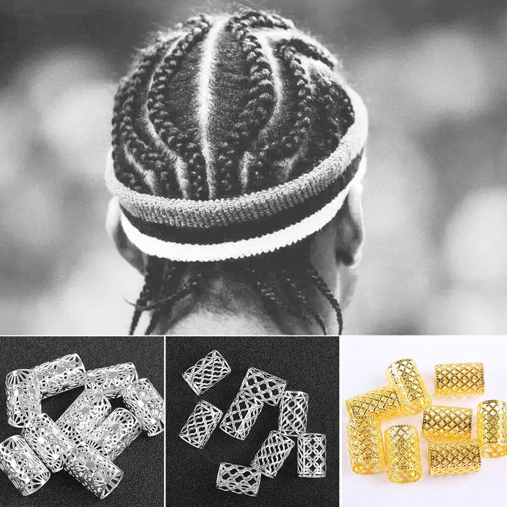 10pcs Adjustable Clip  Mini Braid Hair Extension Ring