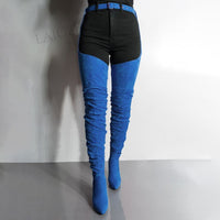 Thumbnail for Waist Belt Thigh High  Heeled Boots