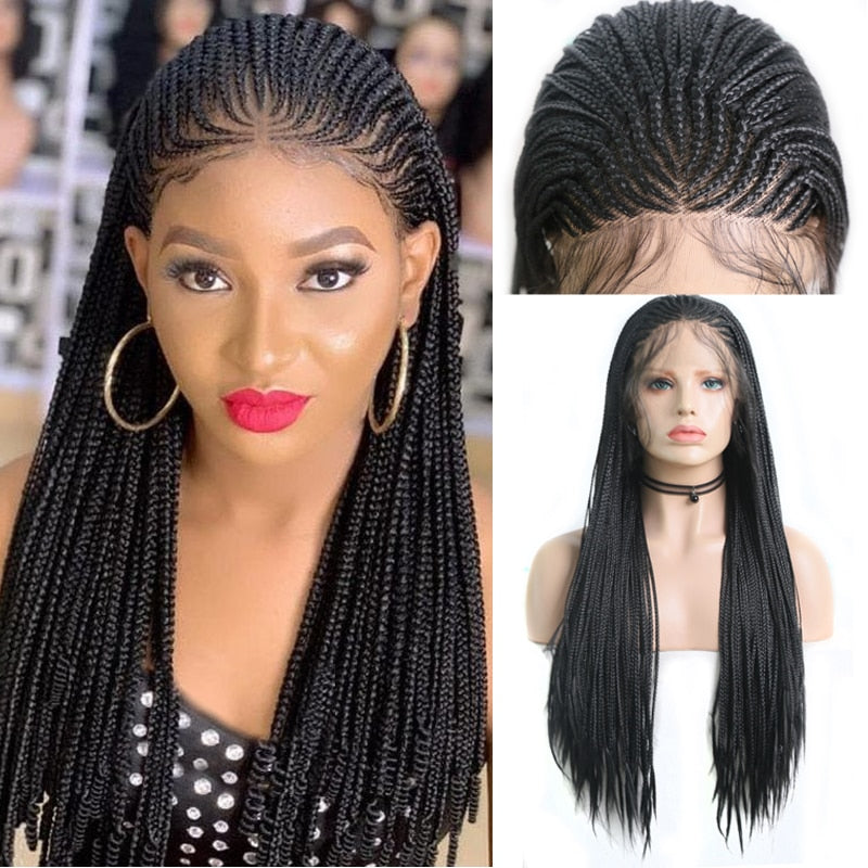 Lace Front Box Braided Wigs