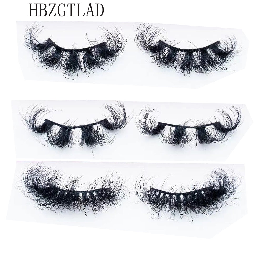 Mink Eyelashes 25mm Lashes Fluffy 3d Mink Lashes