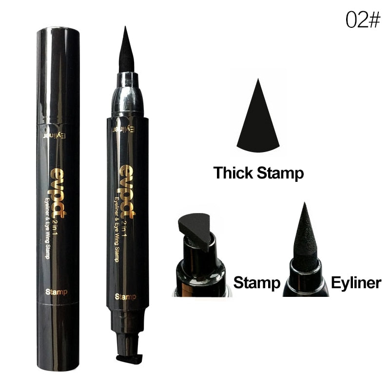 2 In1 Eyeliner Stamp Liquid Eyeliner