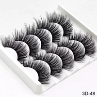 Thumbnail for 5/8 Pairs 3D Mink Lashes Natural False Eyelashes