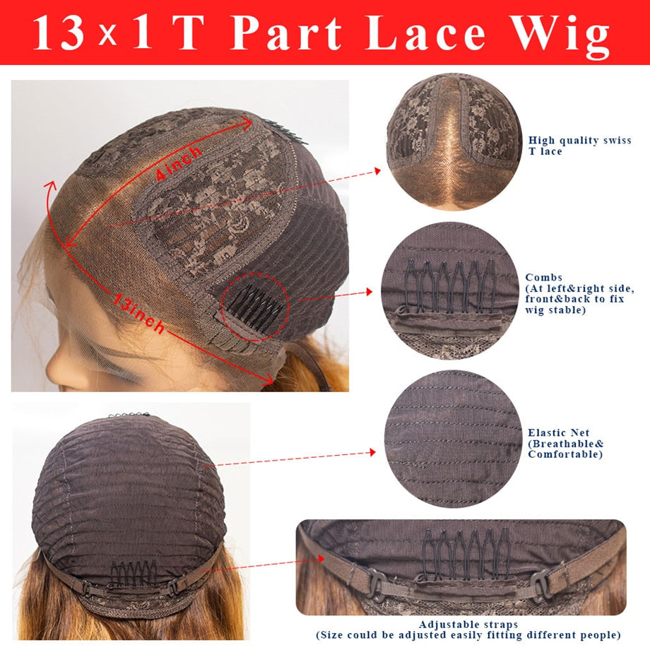 Highlight Colored Lace Front Wig