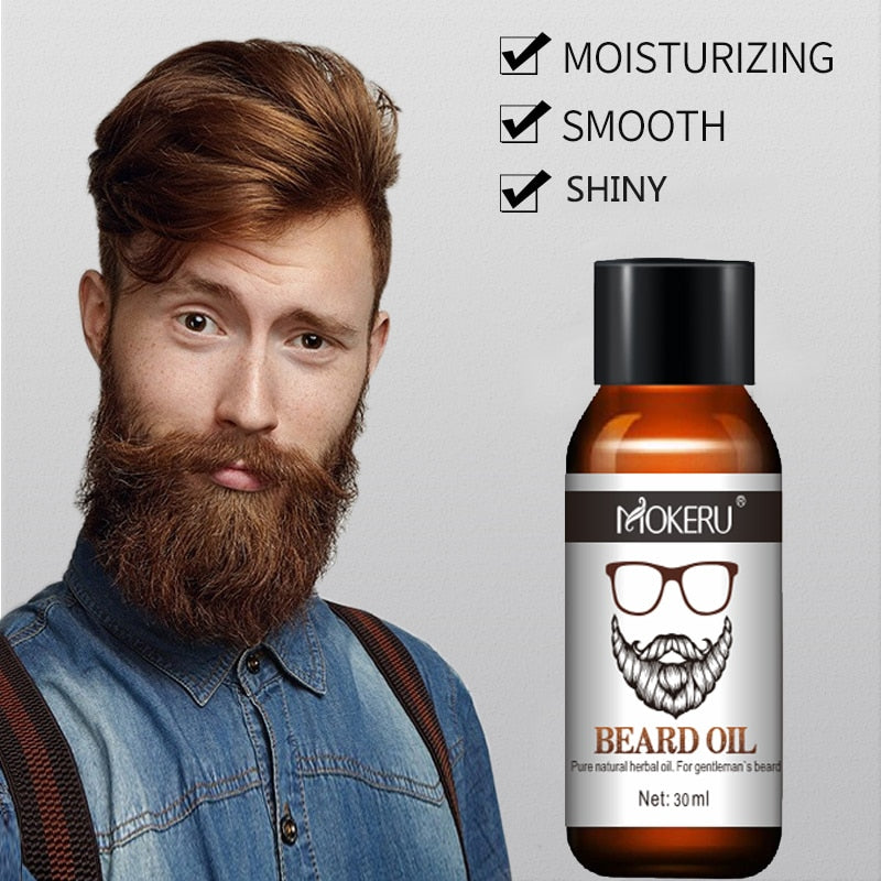 30ml Mokeru Natural Organic Beard Growth Oil