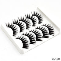 Thumbnail for 5Pairs 3D Mink Lashes False Eyelashes Natural/Thick Long Eye