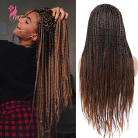 Thumbnail for 26 Inch Ombre Box Braided Wigs