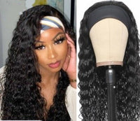 Thumbnail for Water Wave Glueless Human Hair Wigs- Indian Headband Wig