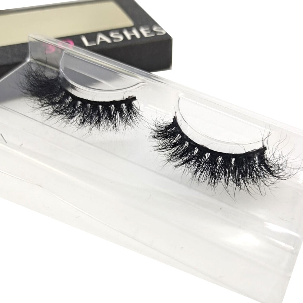 Mink Eyelashes 25mm Lashes Fluffy 3d Mink Lashes