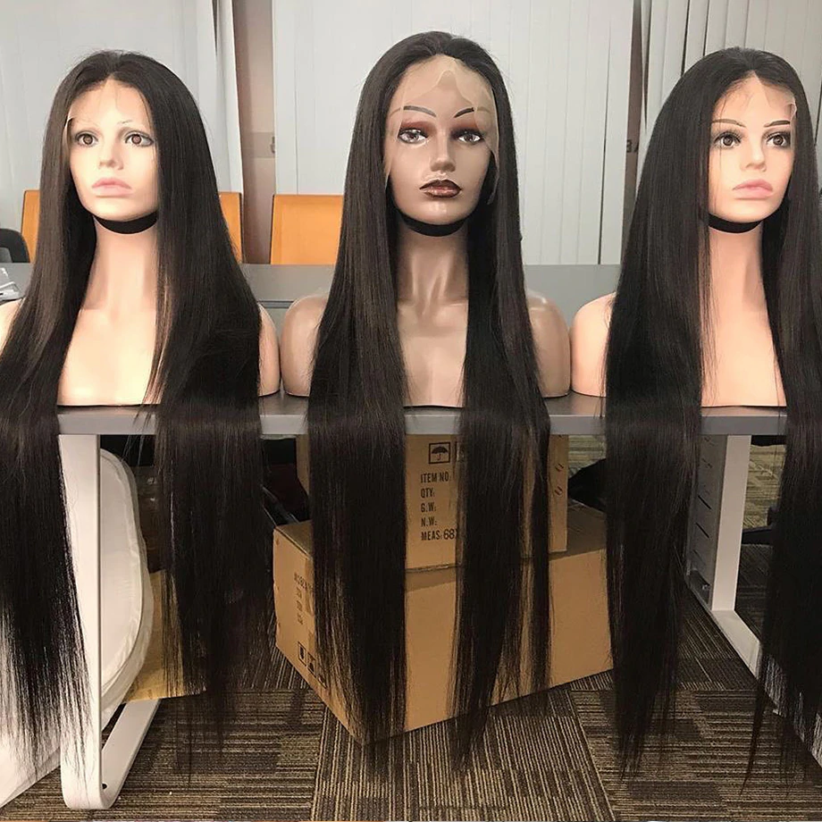 30 Inch Bone Straight Lace Front Wig