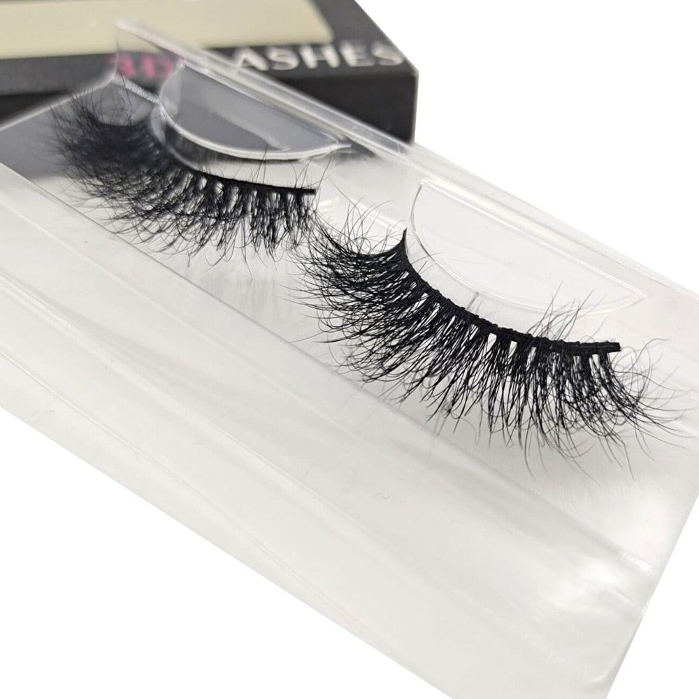 Mink Eyelashes 25mm Lashes Fluffy 3d Mink Lashes