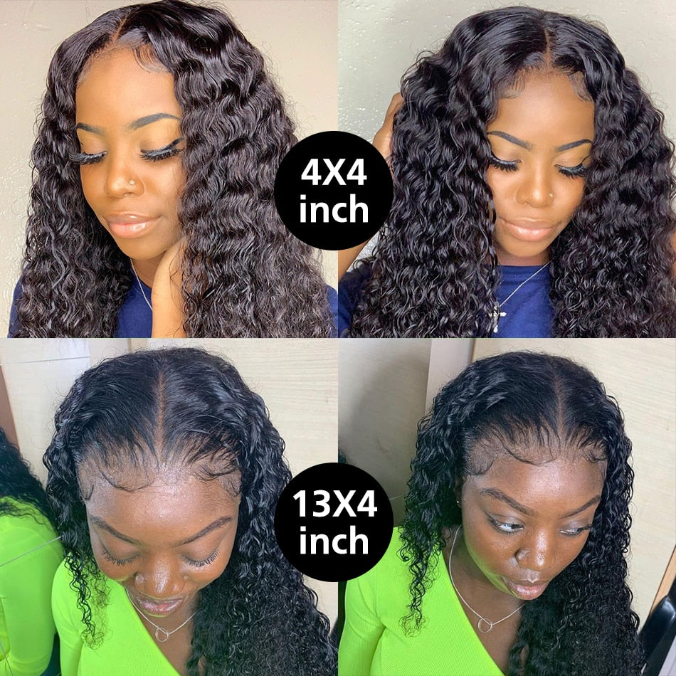 13x4  Pre Plucked Brazilian Deep Wave Wig