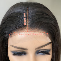 Thumbnail for 4x4 Transparent Bob Lace Closure Human Hair Wigs