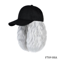 Thumbnail for Short Wavy Baseball  Hat Wigs