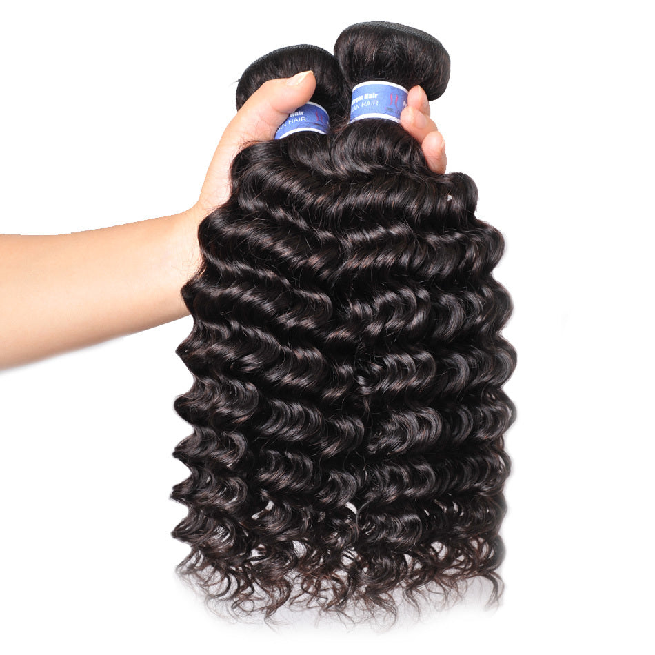 Deep Curly Weave  Brazilian Hair