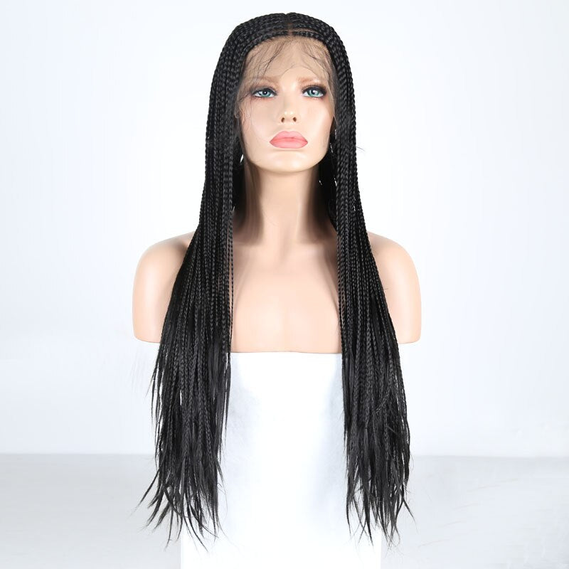 Long Braided Box Braids Wigs