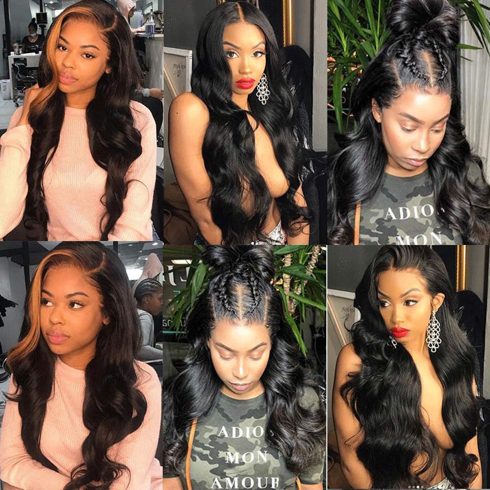 Brazilian Hair Body Wave -3 Bundles With Closure Human Hair