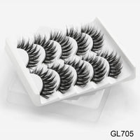 Thumbnail for 5Pairs 3D Mink Lashes False Eyelashes Natural/Thick Long Eye