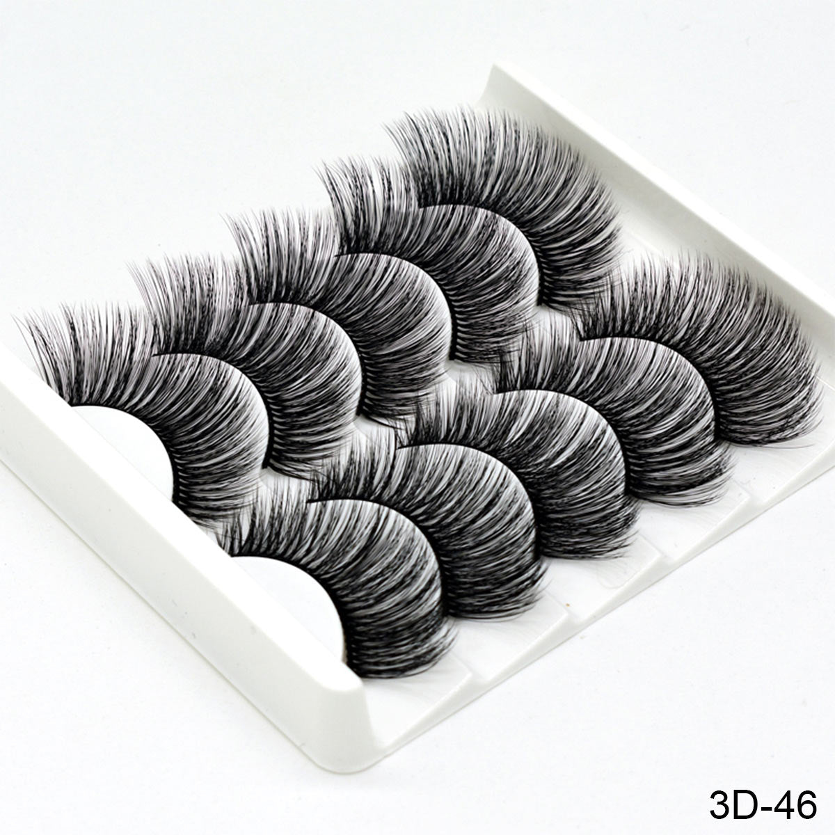 5Pairs 3D Mink Lashes False Eyelashes Natural/Thick Long Eye