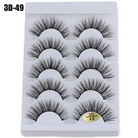 Thumbnail for 5 Pairs 3D Faux Mink Hair  Wispies Fluffies Drama