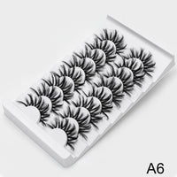 Thumbnail for 5/8 Pairs 3D Mink Lashes Natural False Eyelashes