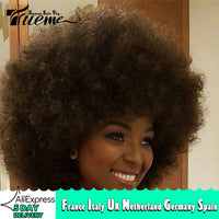 Thumbnail for Afro Curly Human Hair Wigs Brown, Red ,Blonde  Wigs