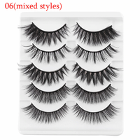 Thumbnail for 5 Pairs 3D Faux Mink Hair  Wispies Fluffies Drama