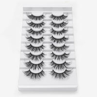 Thumbnail for 5/8 Pairs 3D Mink Lashes Natural False Eyelashes