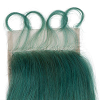 Thumbnail for Jade Green Human Hair Bundles With Closure