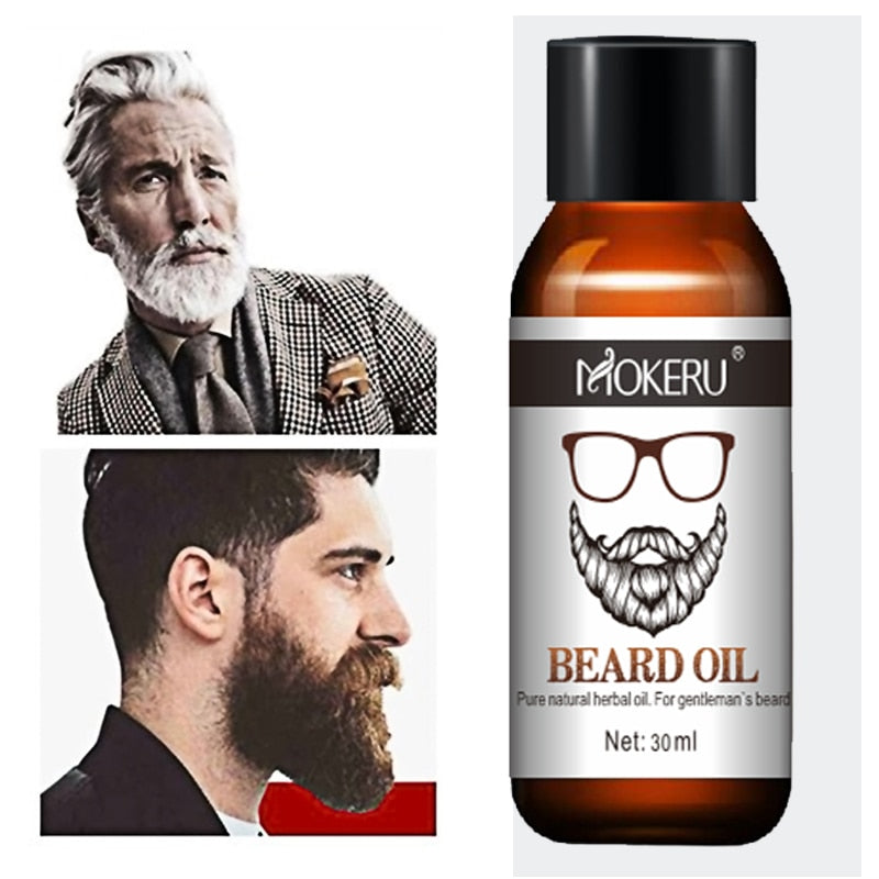 30ml Mokeru Natural Organic Beard Growth Oil