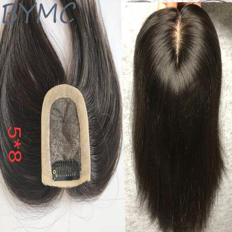 5*8 Toupee Hair for Women Hair Topper Human Hair Clip