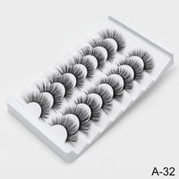 Thumbnail for 5/8 Pairs 3D Mink Lashes Natural False Eyelashes