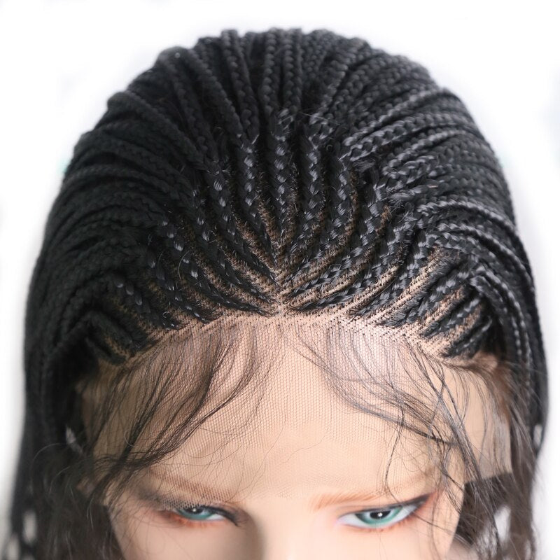 Lace Front Box Braided Wigs